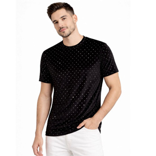 Camiseta Veludo Masculina Lançamento Lisas & Pedraria Cores Variadas em Oferta na Shopee