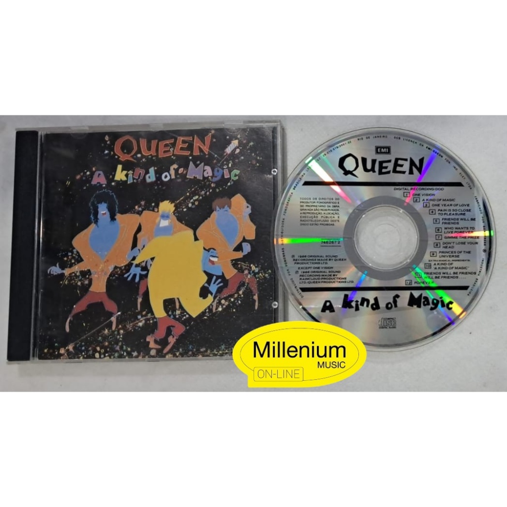 CD Queen  A Kind Of Magic 1986 Original Gravadora Colecionador Ótimo Estado