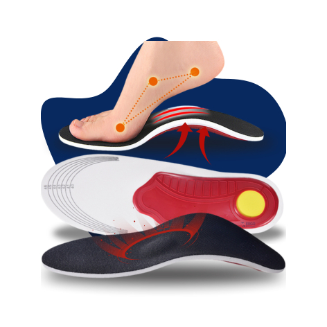 Palmilha Ortopédica com Suporte do Arco Plantar Tratamento e Correção do Pé Chato e Pé Plano em Oferta na Shopee