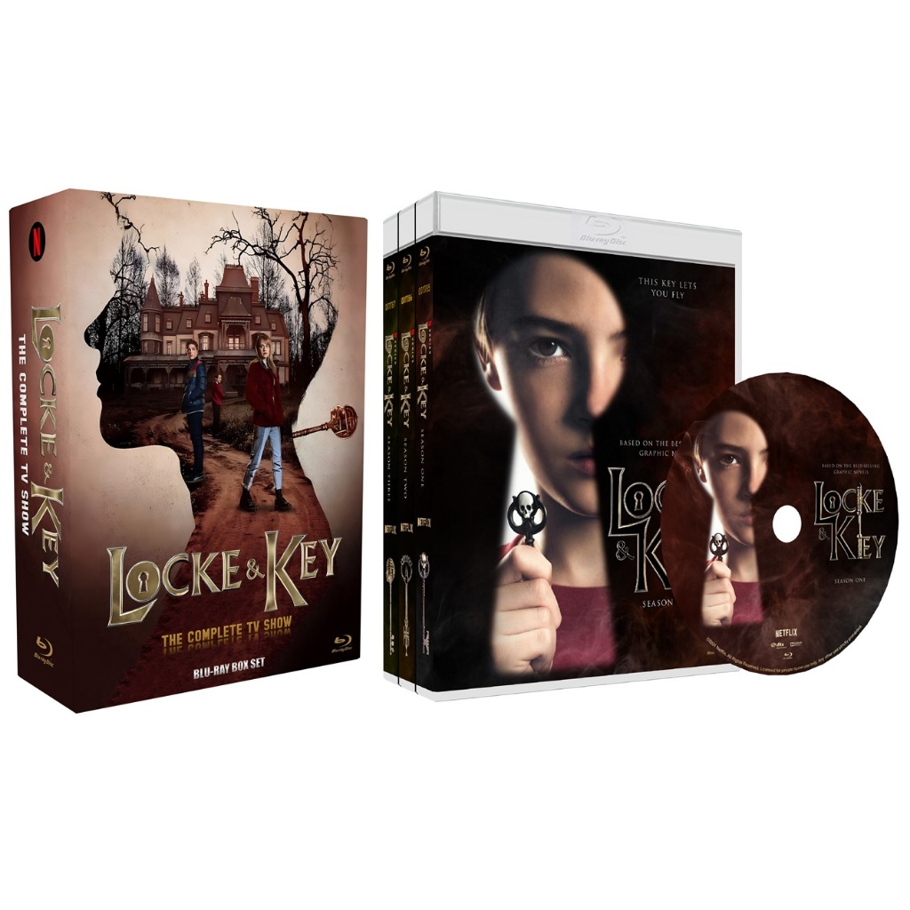 Blu-ray Box serie Locke & Key - Edição completa em bluray