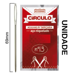 Agulha de Tapeceiro - Passador de Fio Círculo UNIDADE