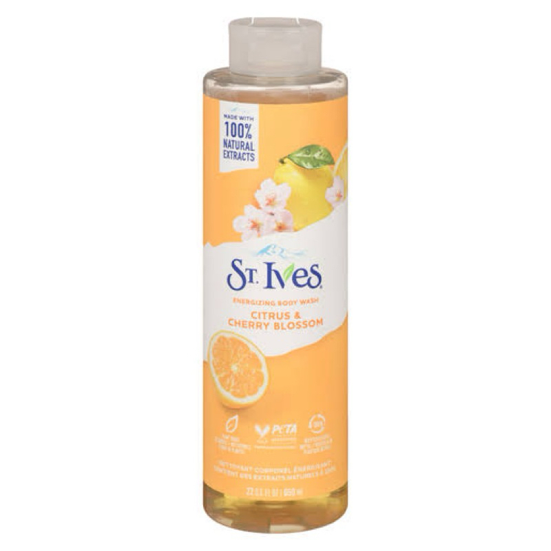 Sabonete Líquido St. Ives Energizing - Citrus & Cherry Blossom (650ml)