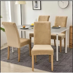 Kit de Capa de Cadeira tecido Suede - Proteção total