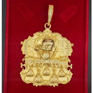 Pingente Moeda Antiga Poderoso Chefinho Chefin Dinheiro Cifrao Cor Identica Ouro Cravejado