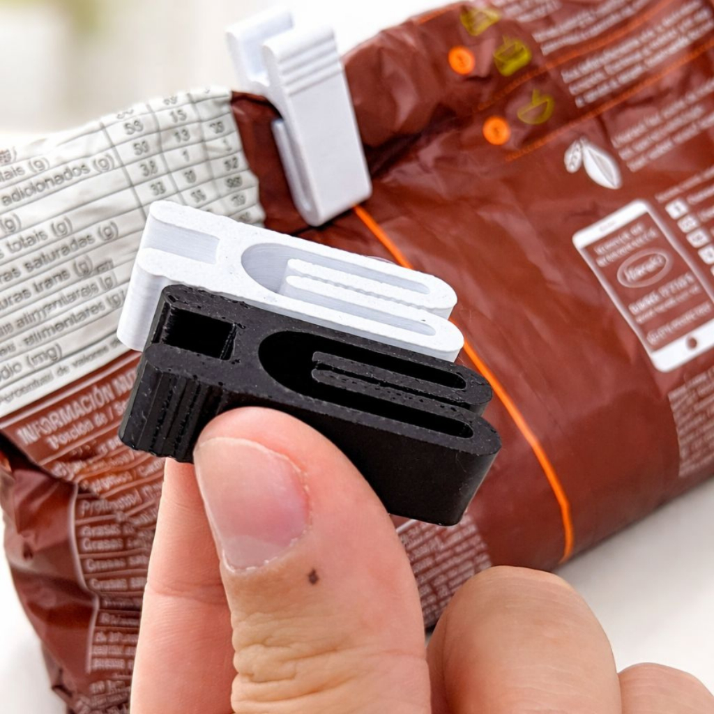 Kit 10 Clips Prendedores de Embalagens - Fecha Pacote - Café Biscoito - Mantém Alimentos Frescos - Organizador de Papéis