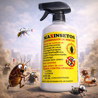 Baratas francesinhas Percevejo de Cama, Formiga, Mosca, Baratas, traças , Cupim 500 ml sem cheiro em Oferta na Shopee