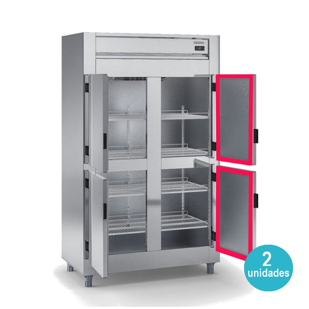 02 Borrachas Gaxeta Refrigerador Gelopar Grep 4p - 46x68