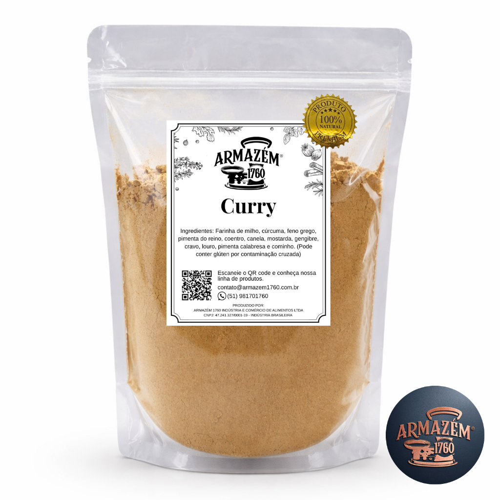 Curry (100g a 250g) - Tempero Natural Puro