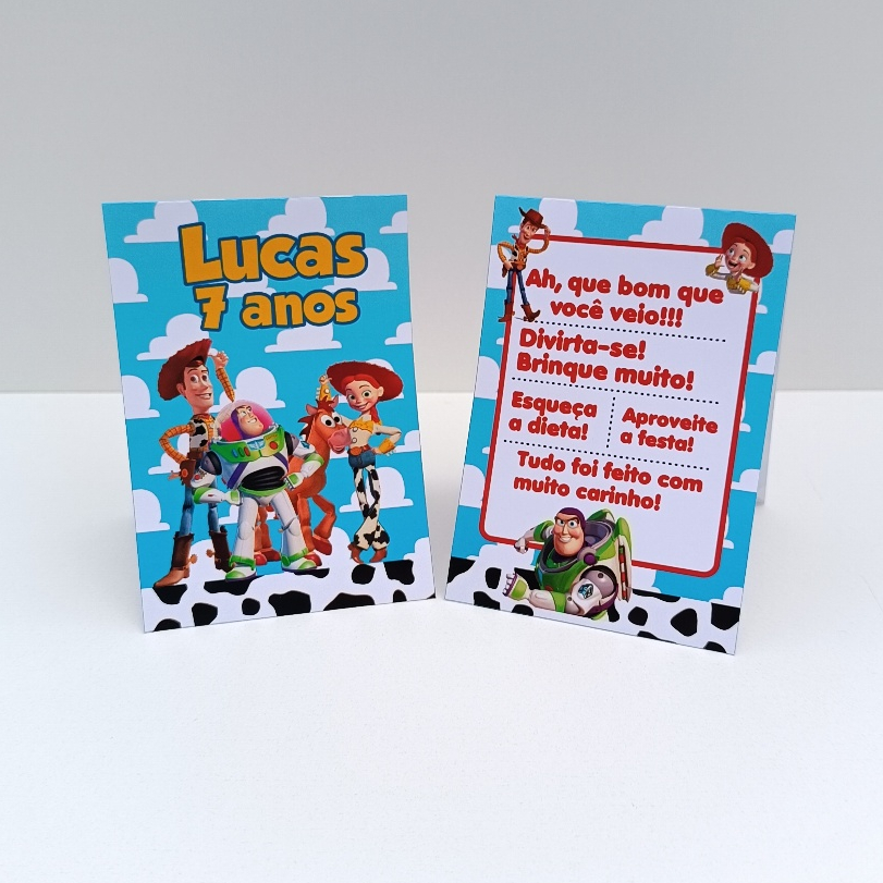 Plaquinha de Agradecimento Toy Story l Personalizados l Lembrancinha de Festa l Aniversário
