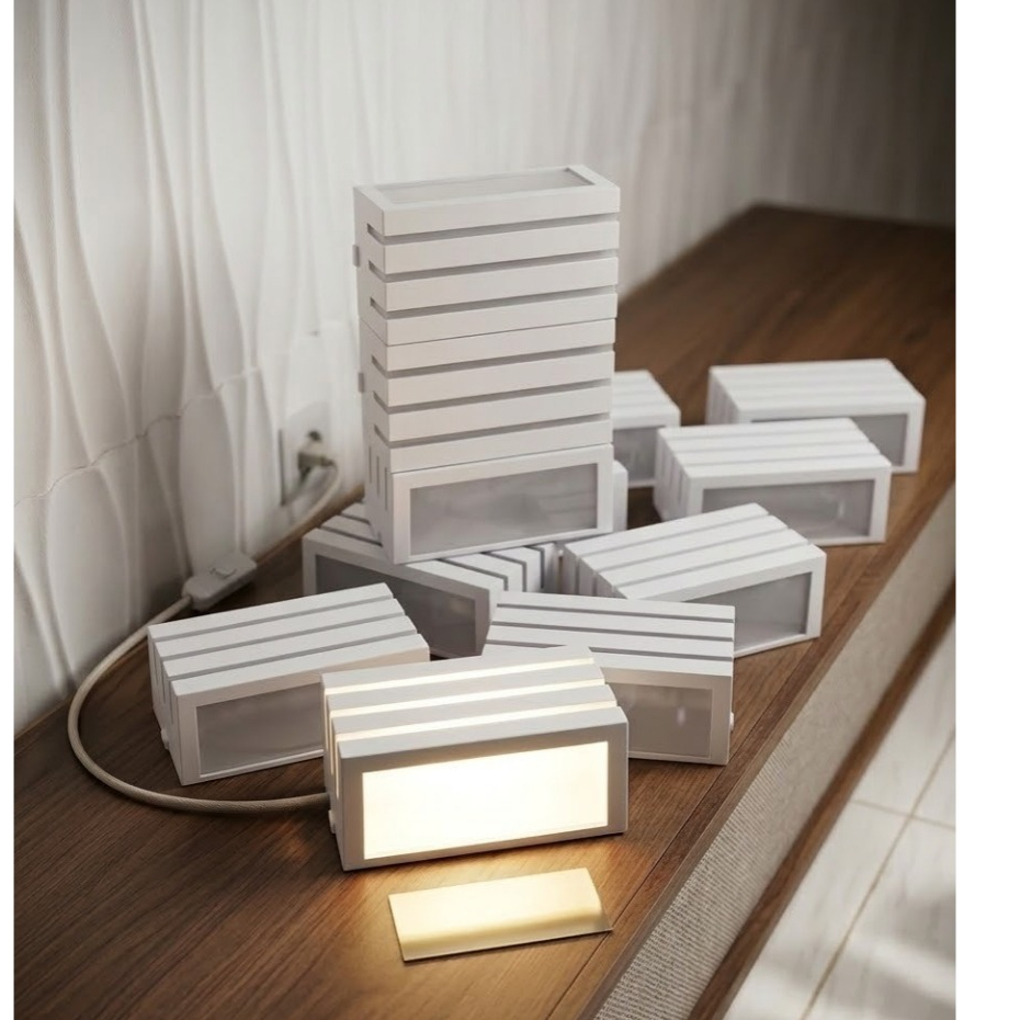 Arandela Frizzy Interna / Externa em Policarbonato em Oferta na Shopee