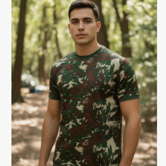 CAMISETA CAMUFLADA DRY FIT em Oferta na Shopee