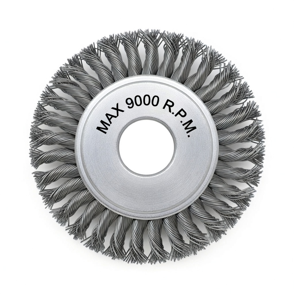 ESCOVA DE ACO CIRCULAR 150X9,5X22MM TRAN DISFLEX