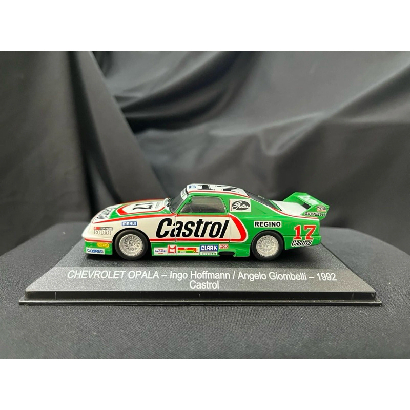 Miniatura Stock Car Chevrolet Opala Ingo Hoffman Giombelli 1992 Castrol 1:43 Ixo Verde-claro