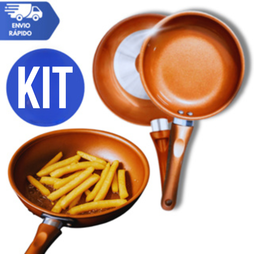 Frigideiras Antiaderente Cerâmica Alumínio Cobre 17cm  Premium Utilidades Casa Cozinha Culinária