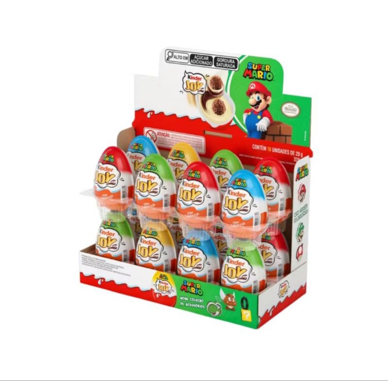 CHOCOLATE KINDER OVO JOY SURPRESA C/ 16UNID