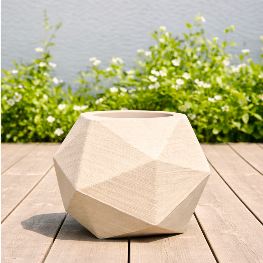 Imagem Vaso para Plantas em Polietileno Esfera Diamante N3