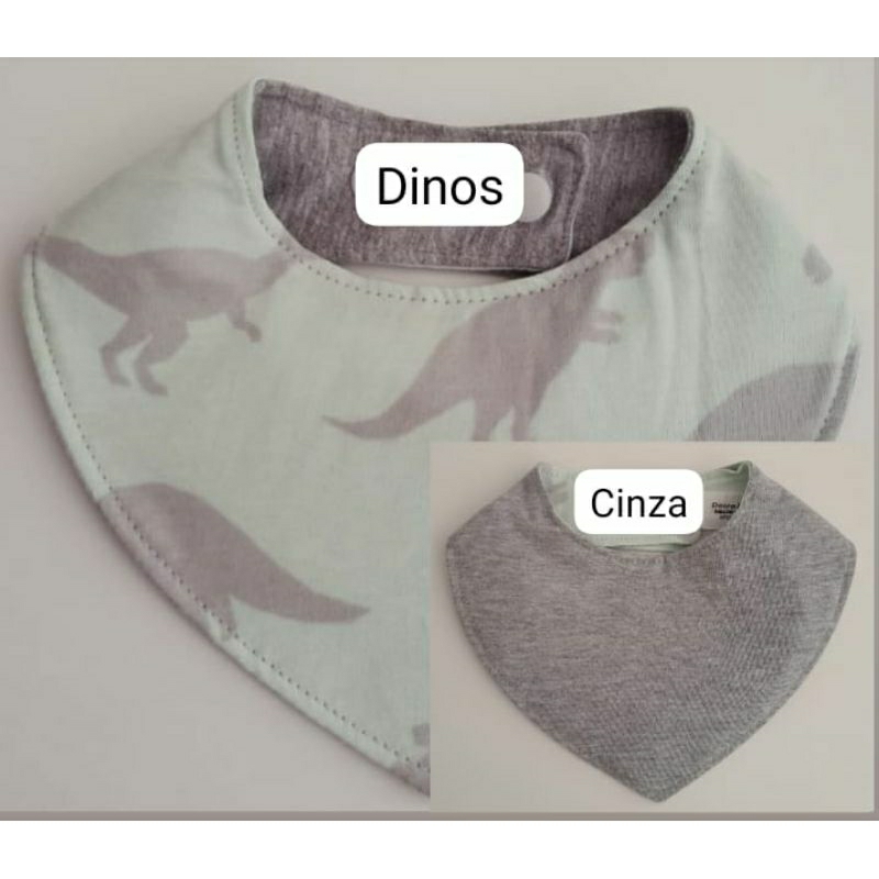 Babador dupla face promoção varejo impermeável bandana menino  menina bebê babeiro barato fofo