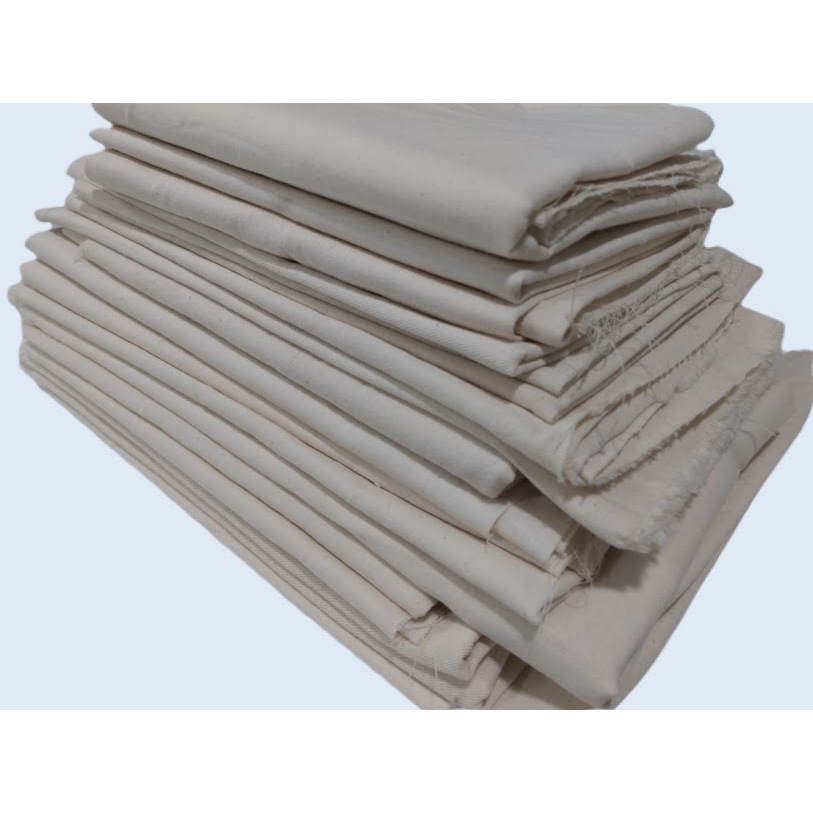 1kg retalho tecido algodão cru pequeno para artesanato