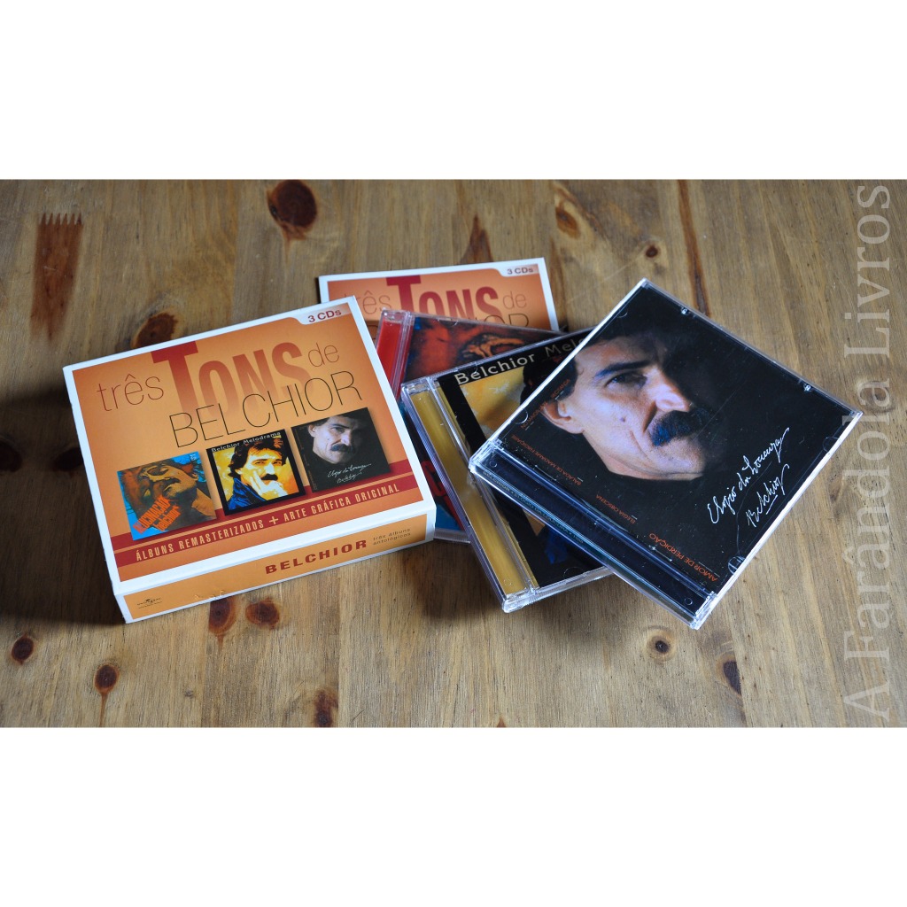Três Tons de Belchior Alucinação Melodrama Elogio da Loucura CD