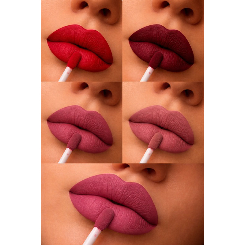 Batom Líquido Matte Make Make – Efeito Aveludado + Alta Pigmentação 5 Tons em Oferta na Shopee