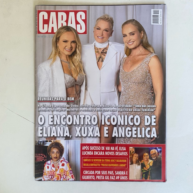 REVISTA CARAS: XUXA, ELIANA E ANGELlCA
