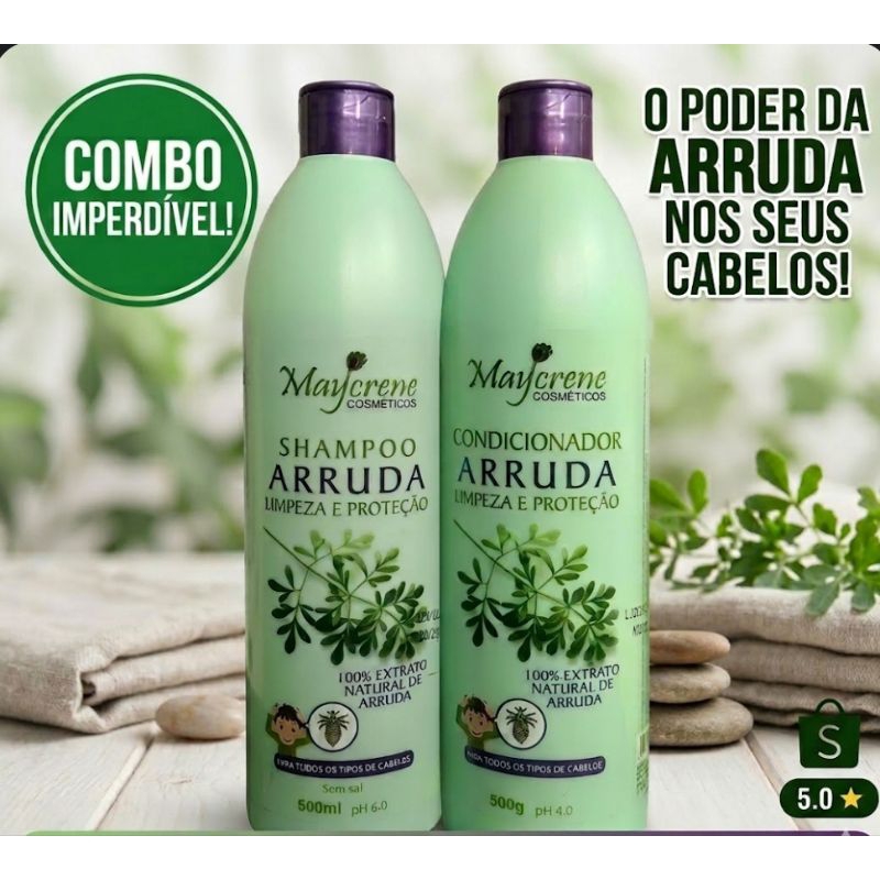 Shampoo + Condicionador De Arruda - Maycrene