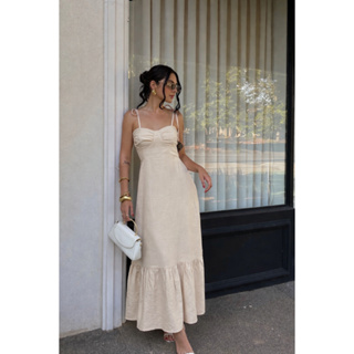 vestido longo princesa saia com babado alcinha amarração bojo franzido casamento festa moda praia em Oferta na Shopee