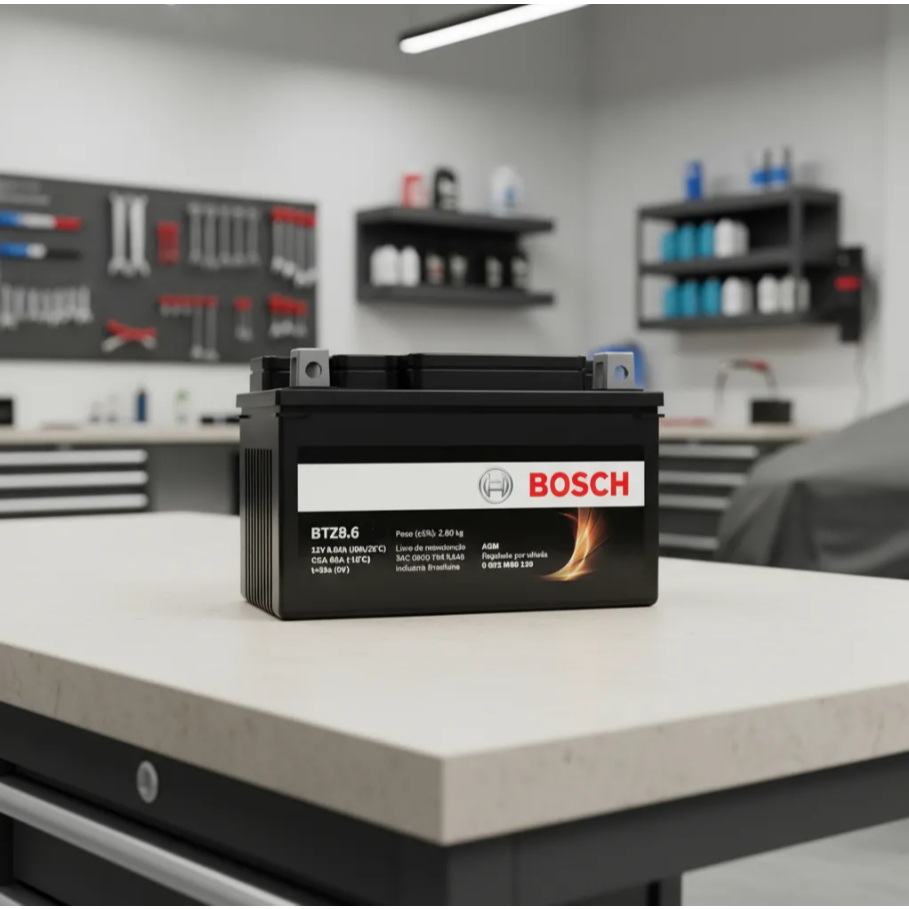 Bateria Bosch 12v 8.6ah Btz8.6-bs (ytz10s)