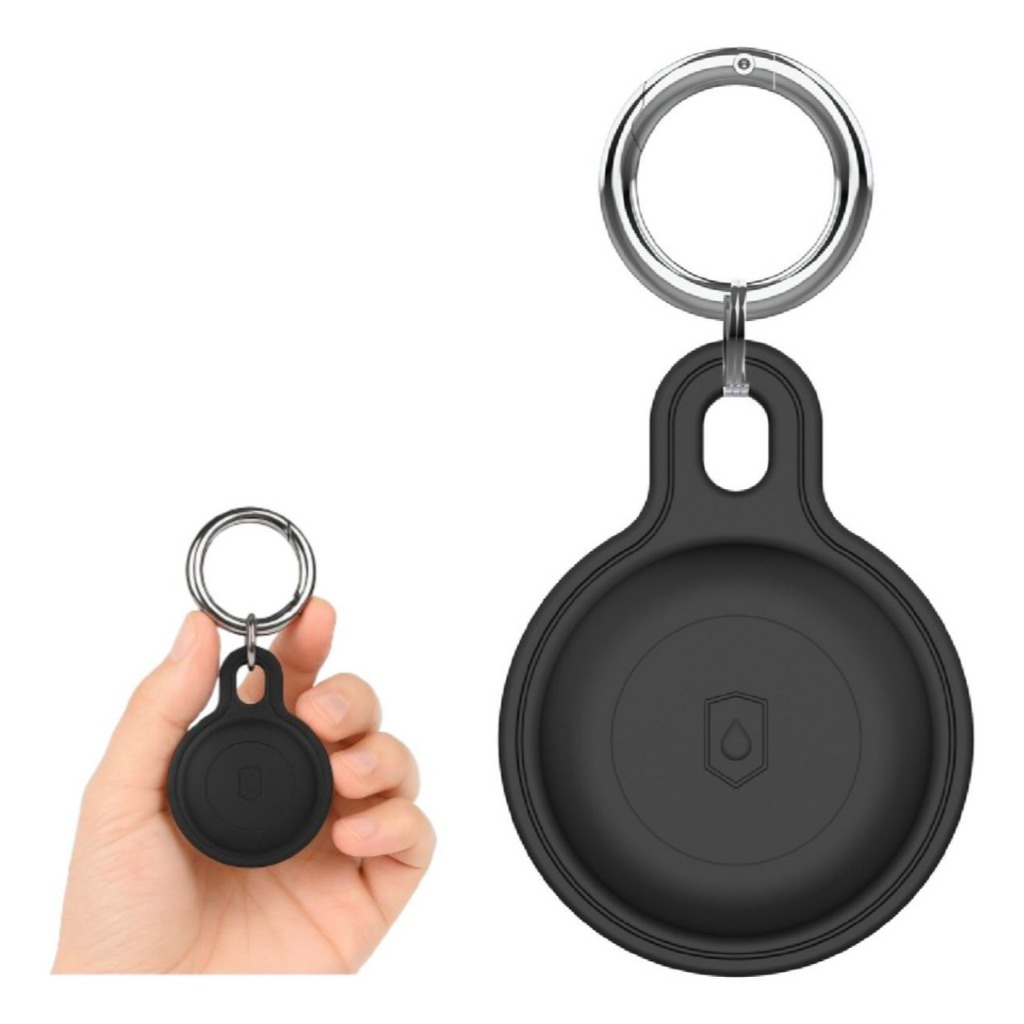 Chaveiro Capa Protetora Para Airtag Impermeável Capa A Prova D'água Case Premium Preto Azul Vermelho Rastreador Appl.