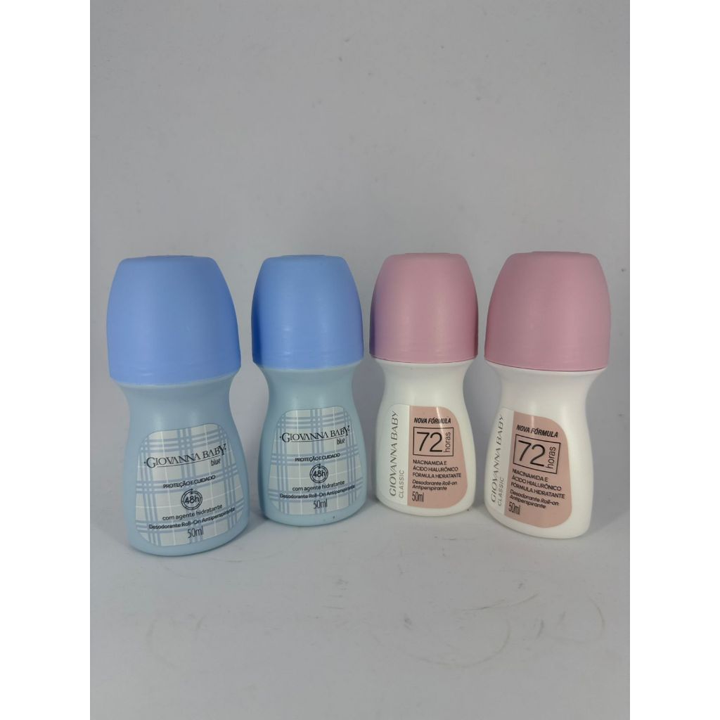 Kit 2 unidades Desodorante Roll-On Giovanna Baby 50ml