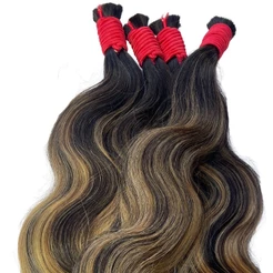 Cabelo Humano Moreno Iluminado 55cm 100g Mega Hair