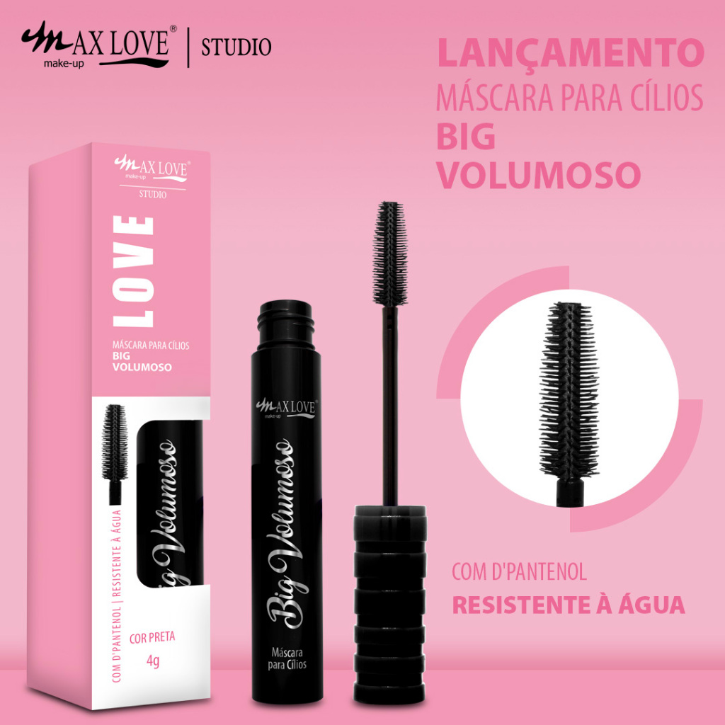 Máscara para Cílios Big Volumoso 100 - Max Love