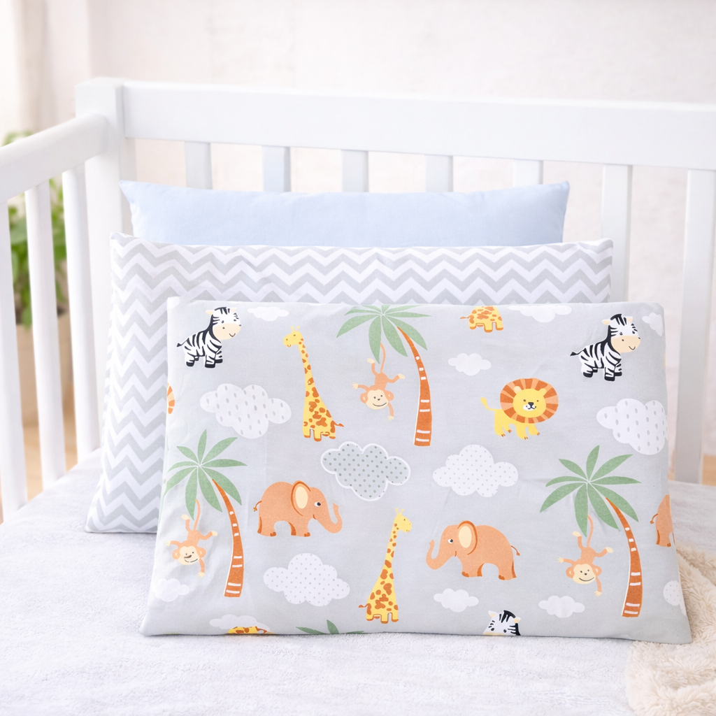 Fronha para Travesseiro Antissufocante 100% Algodão Kit 3 Peças Menino Menina Promoção