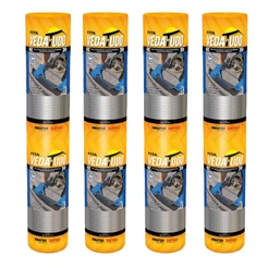 Manta Fita Asfáltica 90cm X 10m Auto Adesiva Vedatudo Aluminizada 4 Unidades