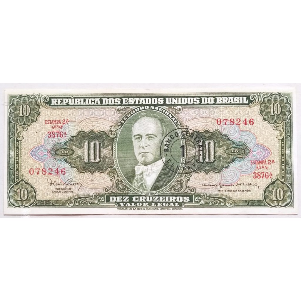 NT-14 Cédula (C114) 1 Centavo 1967 (Valor Legal)  Unidade