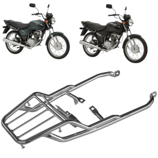 BAGAGEIRO CG TITAN 125 2000 A 2003 FAN 125 2000 A 2008 REFORÇADO LONGO CROMADO em Oferta na Shopee