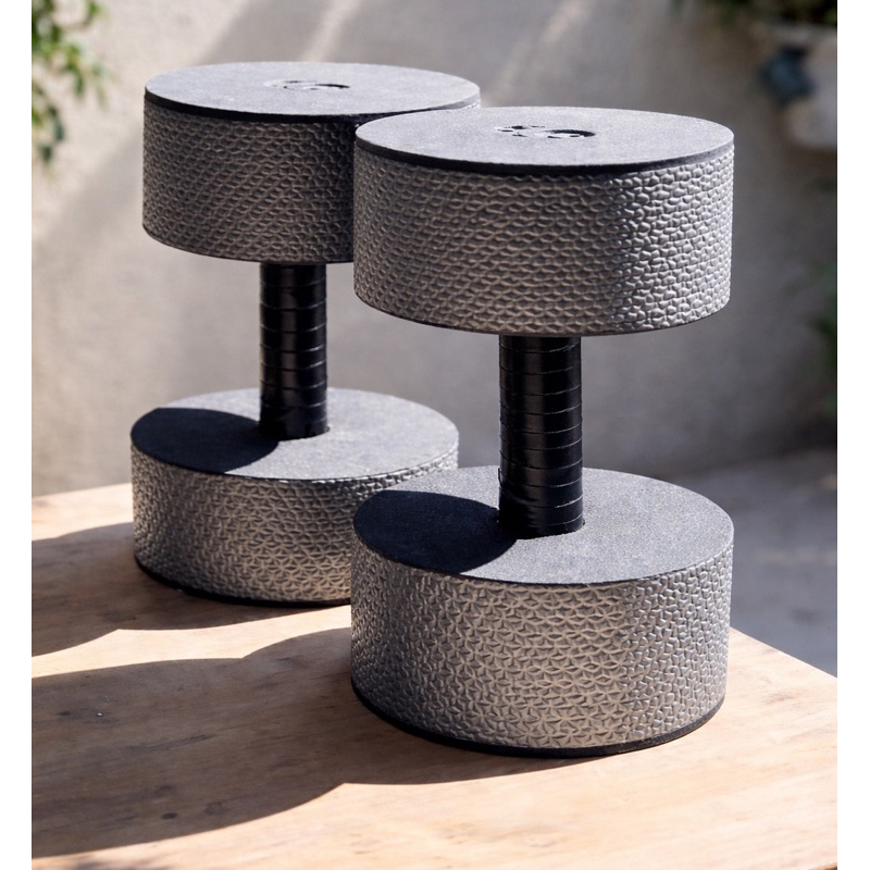 Halteres 5kg (duas unidades) - Musculação , peso de academia, treino em casa, fitness.