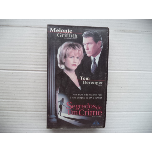 Fita Vhs Segredos De Um Crime Original Legendado Tom Berenger suspense