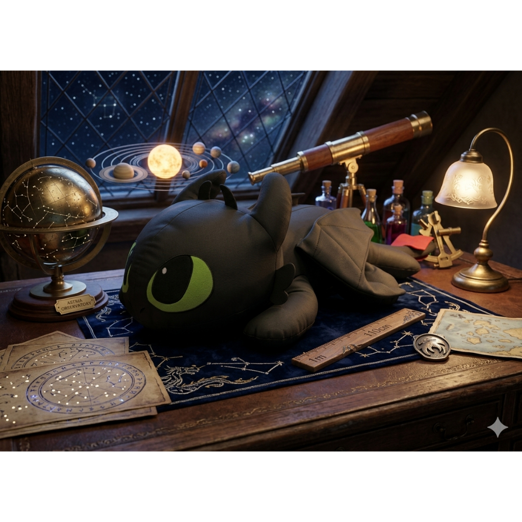 Xuxão Dragão Banguela Apoio de Corpo Extra Grande Almofada Premium Macio