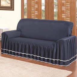 Capa de Sofá 3 Lugares Dália Elástica Protetora Lavável Ajustável Antiderrapante em Oferta na Shopee