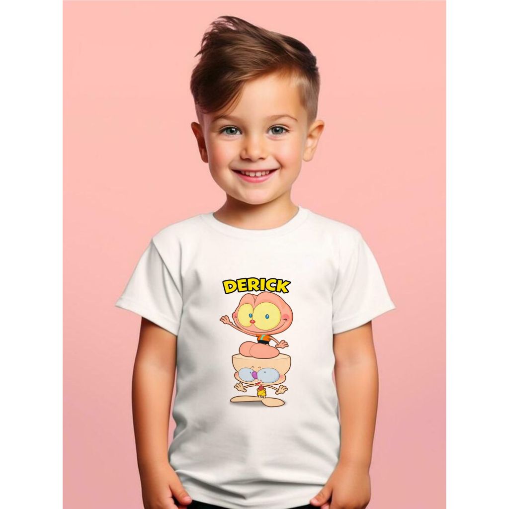 CAMISETA UNISSEX INFANTIL E ADULTA,DESENHO , personalizada, MONGO E DRONGO, ANIVERSARIO  MODA CASUAL,PLUS SIZE