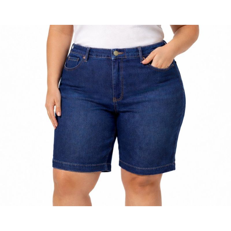Bermuda 20 plus size spec C cós anatômico e elastano Loopper