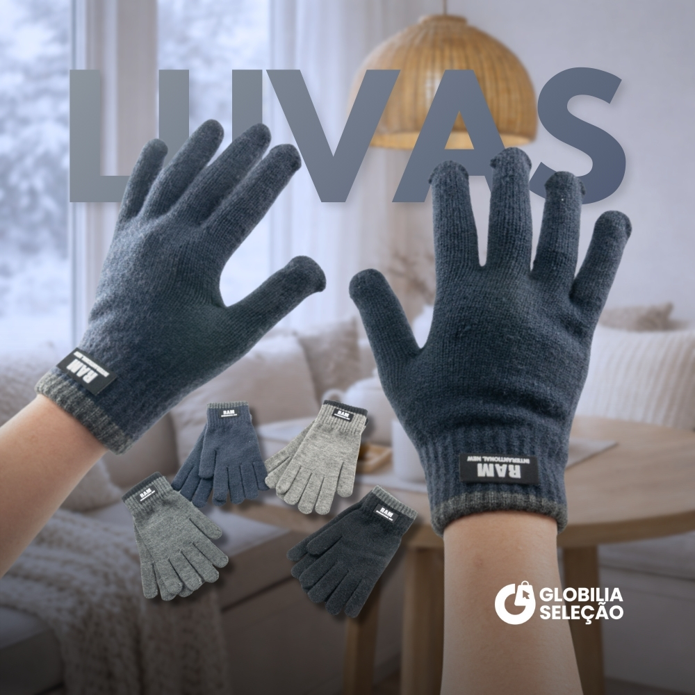 Luvas de lã peluda Grossa Feminina Masculino Adulto Inverno Quente FYX0707CE