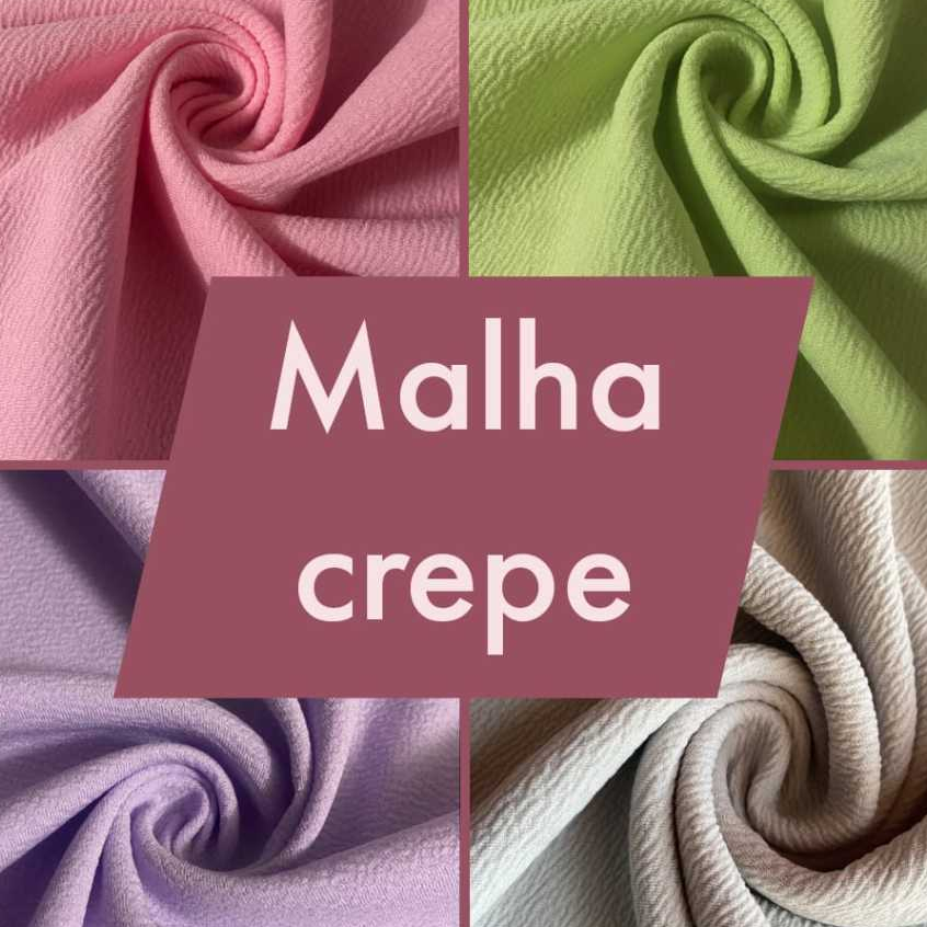 2 METROS CREPE DE MALHA, MALHA CREPONADA (2M X 1,50M)