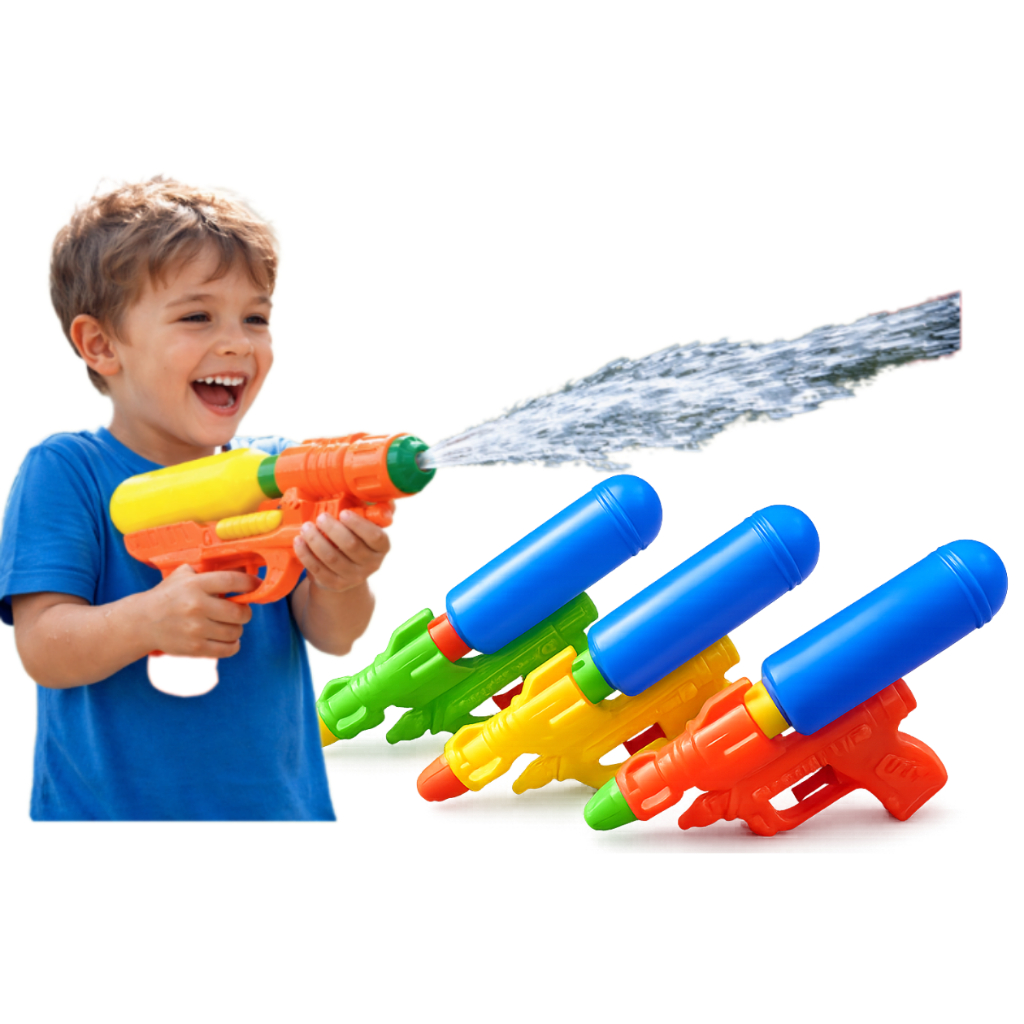 Kit 3 Pistola De Agua Arminha Arma Brinquedo Piscina Verão