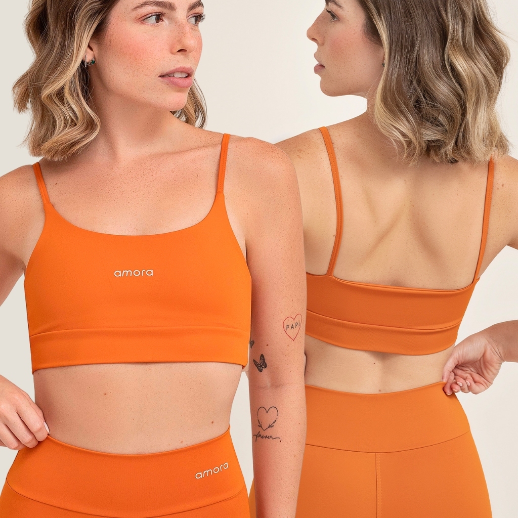 Top Roupa fitness feminina Básico de Alcinha-Diversas Cores Zero Transparência academia proteção UV