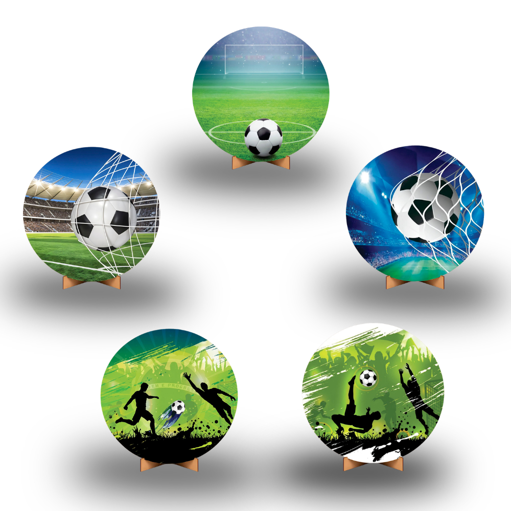 Painel Mini 50cm Futebol Bola no Campo - Escolha seu modelo - Menino