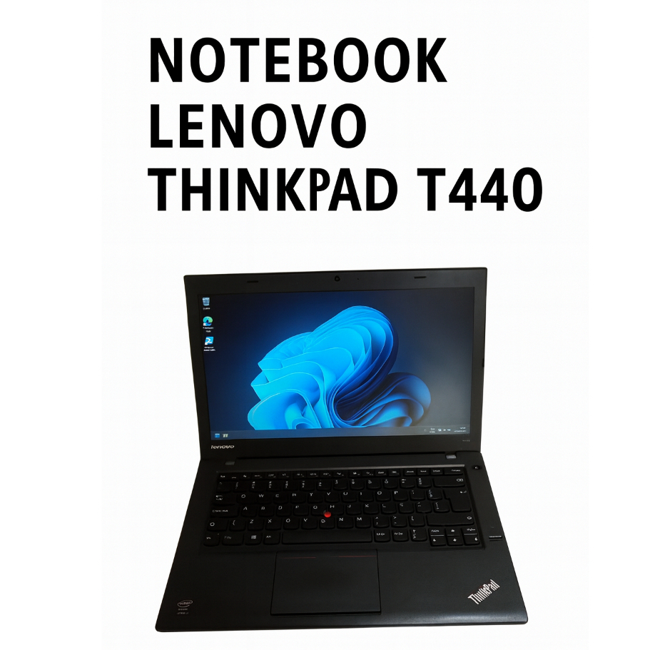 Notebook Lenovo ThinkPad T440 Core i5 8GB SSD 480 Tela 14 Duas Baterias Pronto uso