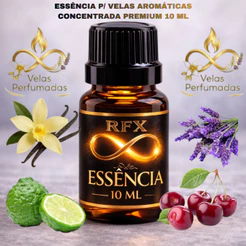 Essencia para velas aromáticas l essencia pura lipossolúvel para velas aromáticas l 10 ml