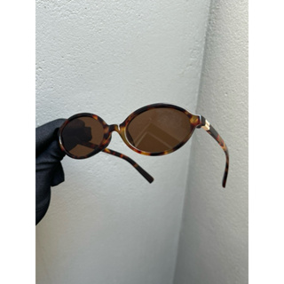 Óculos de Sol Feminino Oval Retrô Vintage Miu Tendência das Blogueiras Moda Y2K Minimalista Estilo Anos 90 em Oferta na Shopee